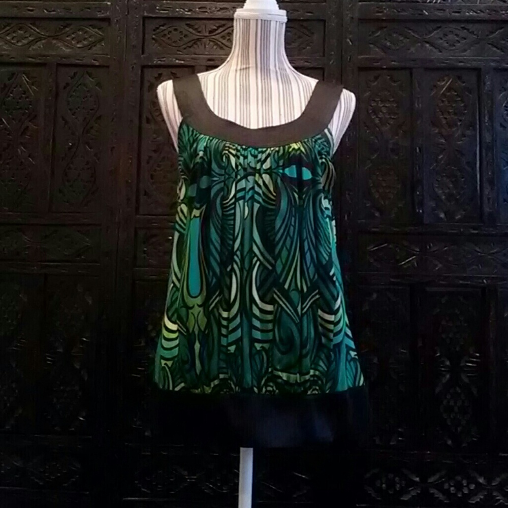 bebe multicolored top